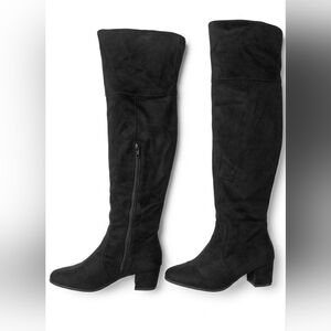 Black Knee High Boots